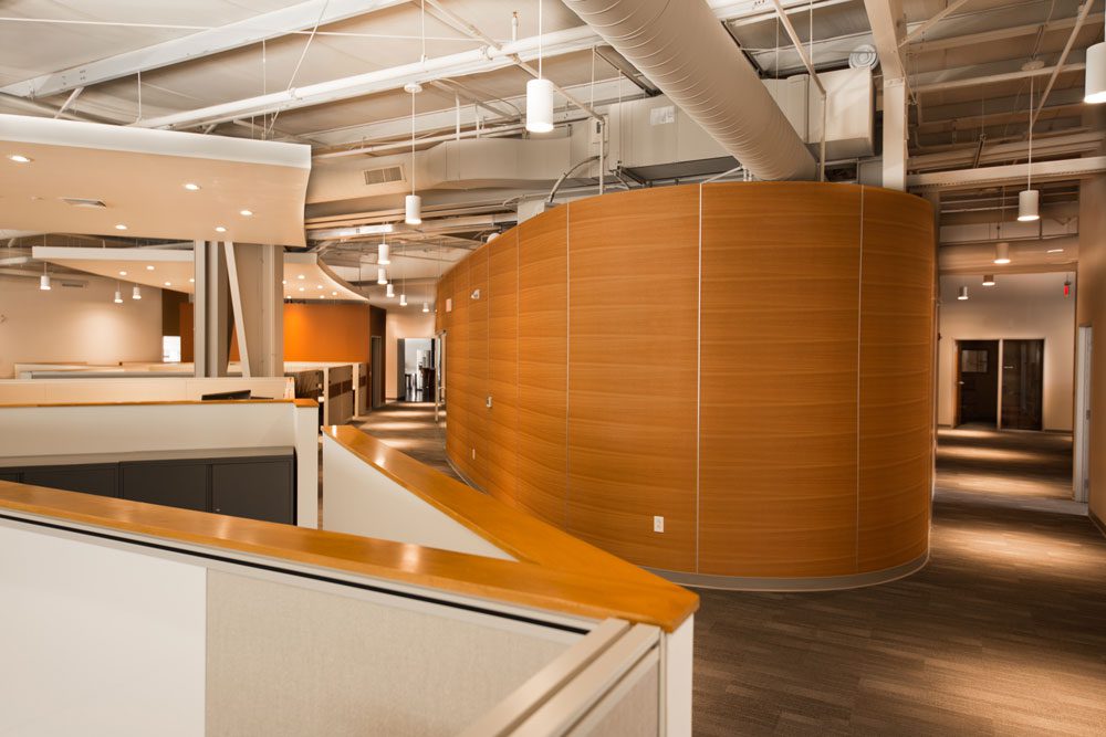 Interior photo of AprilAire office building located in Wisconsin